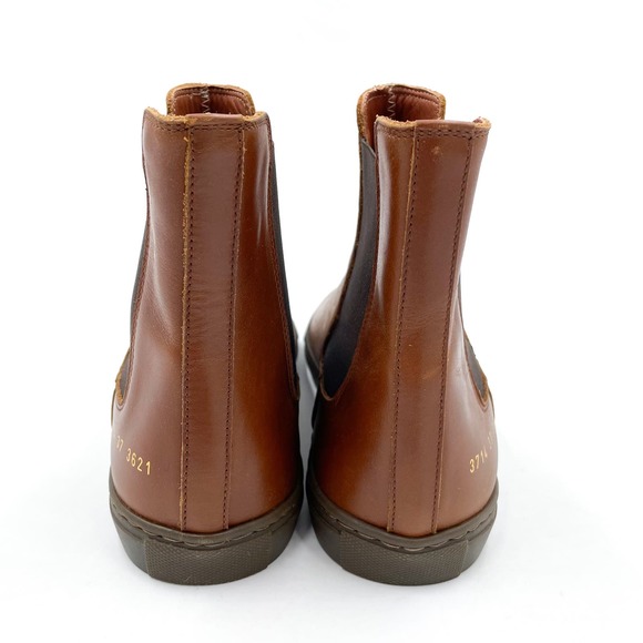 Woman‎ Common Projects Chelsea Boots Brown Leather - Picture 7 of 11